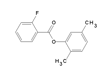2,5-dimethylphenyl 2-fluorobenzoate