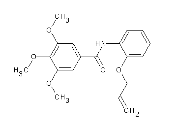 N-[2-(allyloxy)phenyl]-3,4,5-trimethoxybenzamide