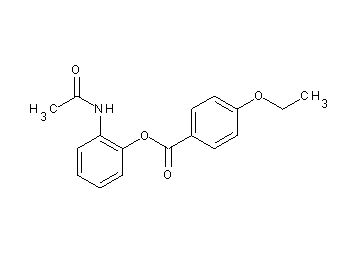 2-(acetylamino)phenyl 4-ethoxybenzoate