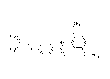 N-(2,5-dimethoxyphenyl)-4-[(2-methyl-2-propen-1-yl)oxy]benzamide