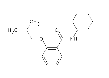 N-cyclohexyl-2-[(2-methyl-2-propen-1-yl)oxy]benzamide