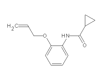 N-[2-(allyloxy)phenyl]cyclopropanecarboxamide