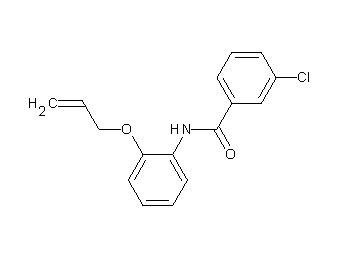 N-[2-(allyloxy)phenyl]-3-chlorobenzamide