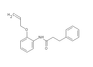 N-[2-(allyloxy)phenyl]-3-phenylpropanamide