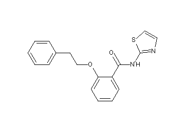 2-(2-phenylethoxy)-N-1,3-thiazol-2-ylbenzamide