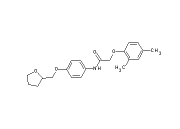 2-(2,4-dimethylphenoxy)-N-[4-(tetrahydro-2-furanylmethoxy)phenyl]acetamide