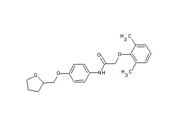 2-(2,6-dimethylphenoxy)-N-[4-(tetrahydro-2-furanylmethoxy)phenyl]acetamide