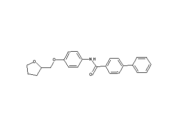 N-[4-(tetrahydro-2-furanylmethoxy)phenyl]-4-biphenylcarboxamide