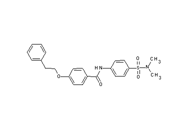 N-{4-[(dimethylamino)sulfonyl]phenyl}-4-(2-phenylethoxy)benzamide
