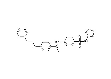 4-(2-phenylethoxy)-N-{4-[(1,3-thiazol-2-ylamino)sulfonyl]phenyl}benzamide