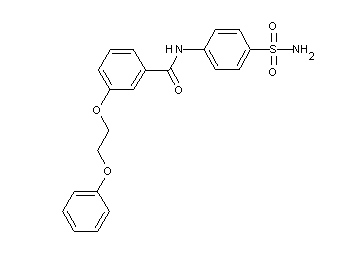 N-[4-(aminosulfonyl)phenyl]-3-(2-phenoxyethoxy)benzamide