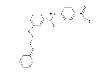 N-(4-acetylphenyl)-3-(2-phenoxyethoxy)benzamide