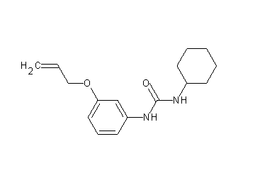 N-[3-(allyloxy)phenyl]-N'-cyclohexylurea
