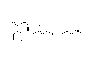 2-({[3-(2-ethoxyethoxy)phenyl]amino}carbonyl)cyclohexanecarboxylic acid - Click Image to Close