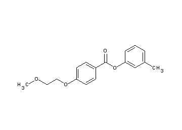 3-methylphenyl 4-(2-methoxyethoxy)benzoate