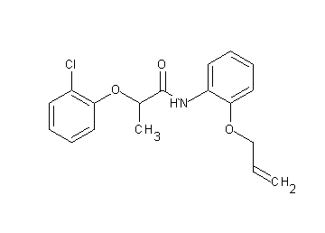N-[2-(allyloxy)phenyl]-2-(2-chlorophenoxy)propanamide