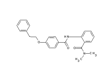 N,N-dimethyl-2-{[4-(2-phenylethoxy)benzoyl]amino}benzamide