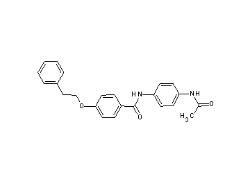 N-[4-(acetylamino)phenyl]-4-(2-phenylethoxy)benzamide