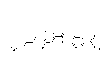 N-(4-acetylphenyl)-3-bromo-4-butoxybenzamide