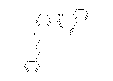 N-(2-cyanophenyl)-3-(2-phenoxyethoxy)benzamide