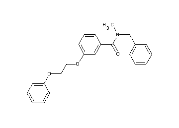 N-benzyl-N-methyl-3-(2-phenoxyethoxy)benzamide
