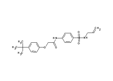 N-{4-[(allylamino)sulfonyl]phenyl}-2-(4-tert-butylphenoxy)acetamide