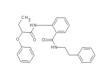 2-[(2-phenoxybutanoyl)amino]-N-(2-phenylethyl)benzamide