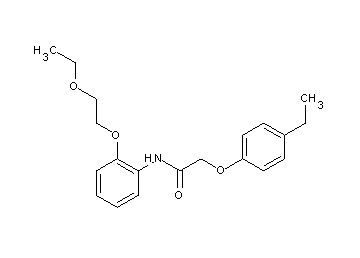 N-[2-(2-ethoxyethoxy)phenyl]-2-(4-ethylphenoxy)acetamide