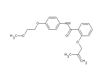 N-[4-(2-methoxyethoxy)phenyl]-2-[(2-methyl-2-propen-1-yl)oxy]benzamide - Click Image to Close