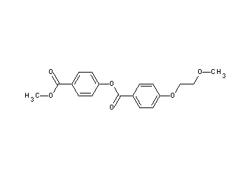 4-(methoxycarbonyl)phenyl 4-(2-methoxyethoxy)benzoate
