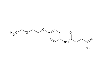4-{[4-(2-ethoxyethoxy)phenyl]amino}-4-oxobutanoic acid