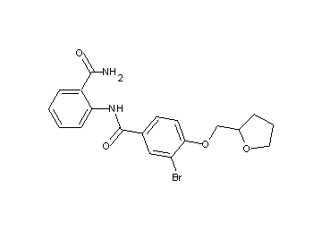 N-[2-(aminocarbonyl)phenyl]-3-bromo-4-(tetrahydro-2-furanylmethoxy)benzamide