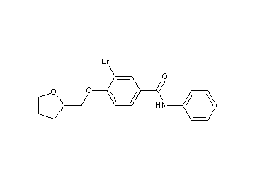 3-bromo-N-phenyl-4-(tetrahydro-2-furanylmethoxy)benzamide