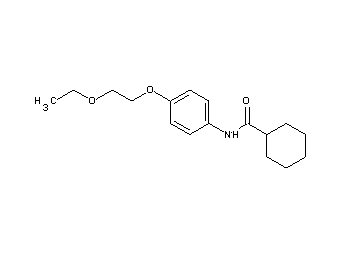 N-[4-(2-ethoxyethoxy)phenyl]cyclohexanecarboxamide