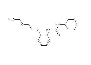 N-cyclohexyl-N'-[2-(2-ethoxyethoxy)phenyl]urea