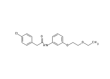 2-(4-chlorophenyl)-N-[3-(2-ethoxyethoxy)phenyl]acetamide