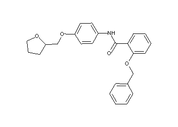2-(benzyloxy)-N-[4-(tetrahydro-2-furanylmethoxy)phenyl]benzamide