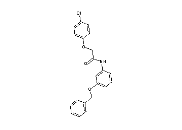 N-[3-(benzyloxy)phenyl]-2-(4-chlorophenoxy)acetamide