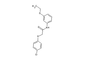 2-(4-chlorophenoxy)-N-(3-ethoxyphenyl)acetamide - Click Image to Close
