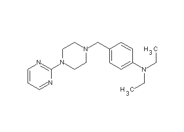 N,N-diethyl-4-{[4-(2-pyrimidinyl)-1-piperazinyl]methyl}aniline