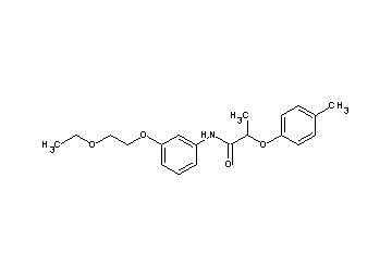 N-[3-(2-ethoxyethoxy)phenyl]-2-(4-methylphenoxy)propanamide