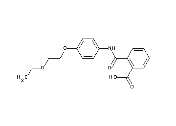 2-({[4-(2-ethoxyethoxy)phenyl]amino}carbonyl)benzoic acid