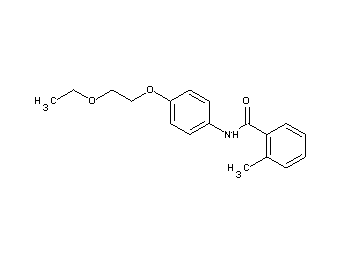 N-[4-(2-ethoxyethoxy)phenyl]-2-methylbenzamide