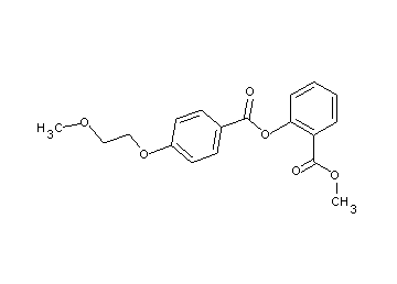 methyl 2-{[4-(2-methoxyethoxy)benzoyl]oxy}benzoate