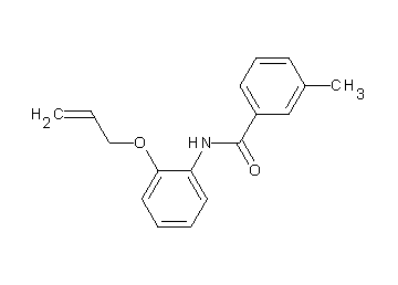 N-[2-(allyloxy)phenyl]-3-methylbenzamide