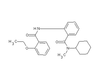 N-(2-{[cyclohexyl(methyl)amino]carbonyl}phenyl)-2-ethoxybenzamide