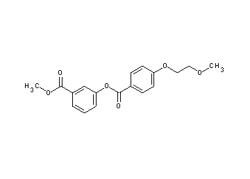 methyl 3-{[4-(2-methoxyethoxy)benzoyl]oxy}benzoate