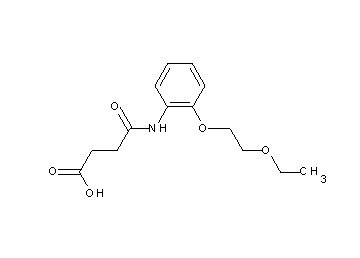 4-{[2-(2-ethoxyethoxy)phenyl]amino}-4-oxobutanoic acid