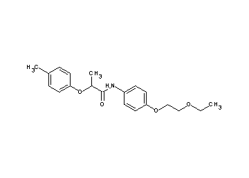 N-[4-(2-ethoxyethoxy)phenyl]-2-(4-methylphenoxy)propanamide