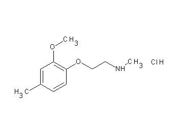 [2-(2-methoxy-4-methylphenoxy)ethyl]methylamine hydrochloride
